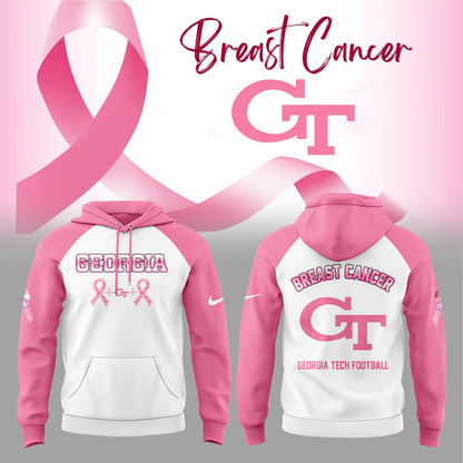 .  Georgia Tech Cancer Awareness Month 2025 Combo Hoodie