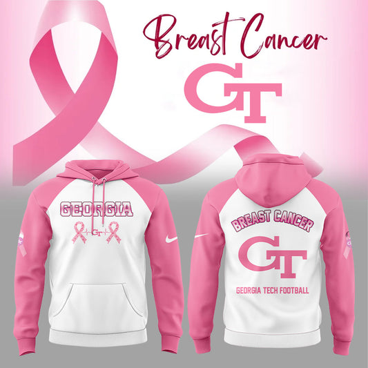 .  Georgia Tech Cancer Awareness Month 2025 Combo Hoodie