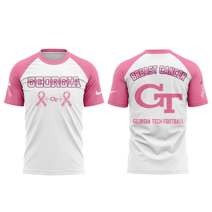 .  Georgia Tech Cancer Awareness Month 2025 Combo Shirt