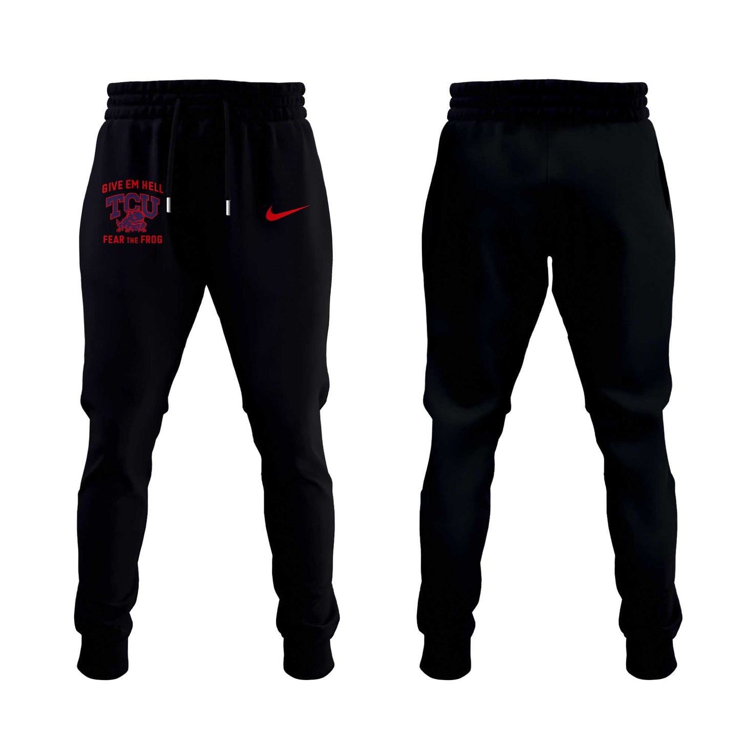 TCU Give em Hell, Fear the Frog Combo Shirt