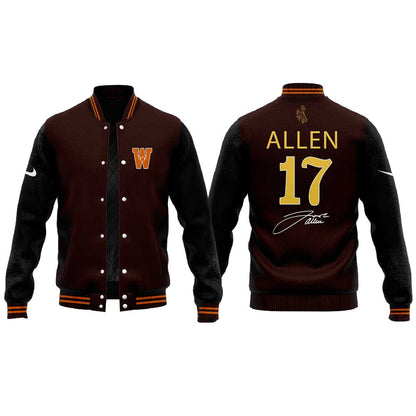 Wyoming Cowboy Football Josh Allen Once a Poke, always a Poke V2 Combo Jacket