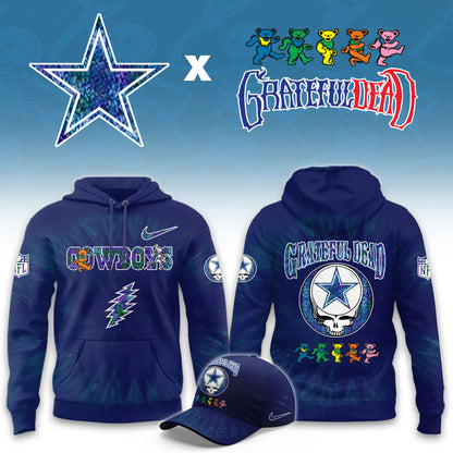 _Dallas Cowboys  Grateful Dead Limited Hoodie