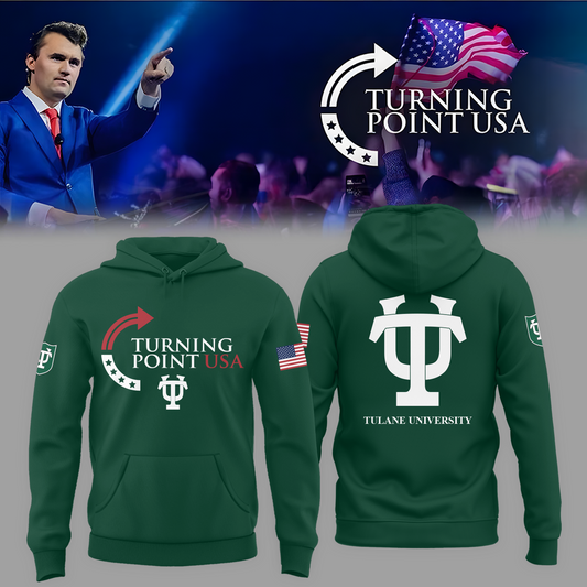 Tulane University x Turning Point USA 2025 Hoodie