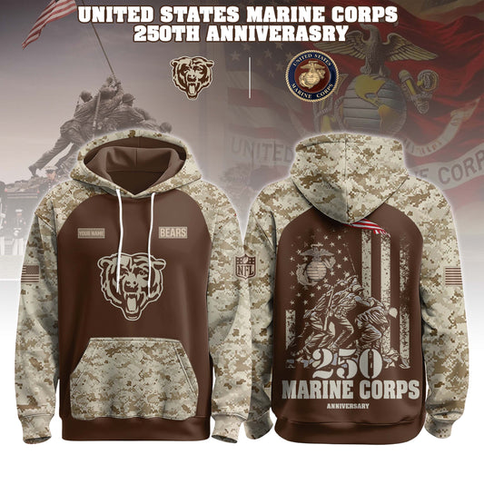 CHI - U.S.M.C 250th Birthday Hoodie Limited Edions