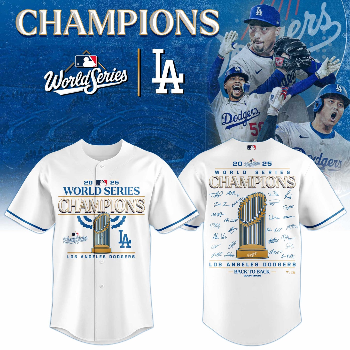 _LAD x WORLD SERIES CHAMPIONS Limited Edition Jersey 2025 V2