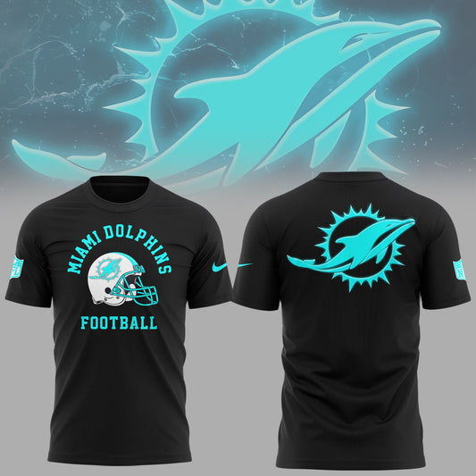 Limited Edition Dolphins Football Special Logo TShirt V2