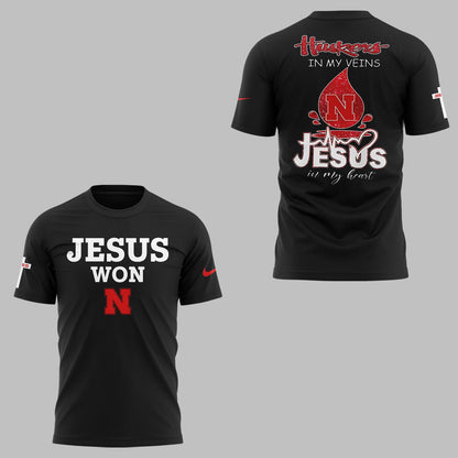 Exclusive Version Nebraska Football Jesus Won