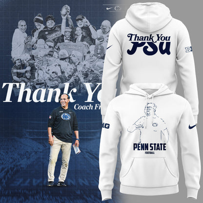 Limited Edition PSU Football Thank You Coach Flanklin Hoodie