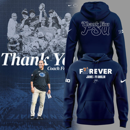 Limited Edition PSU Football Thank You Coach Flanklin Hoodie