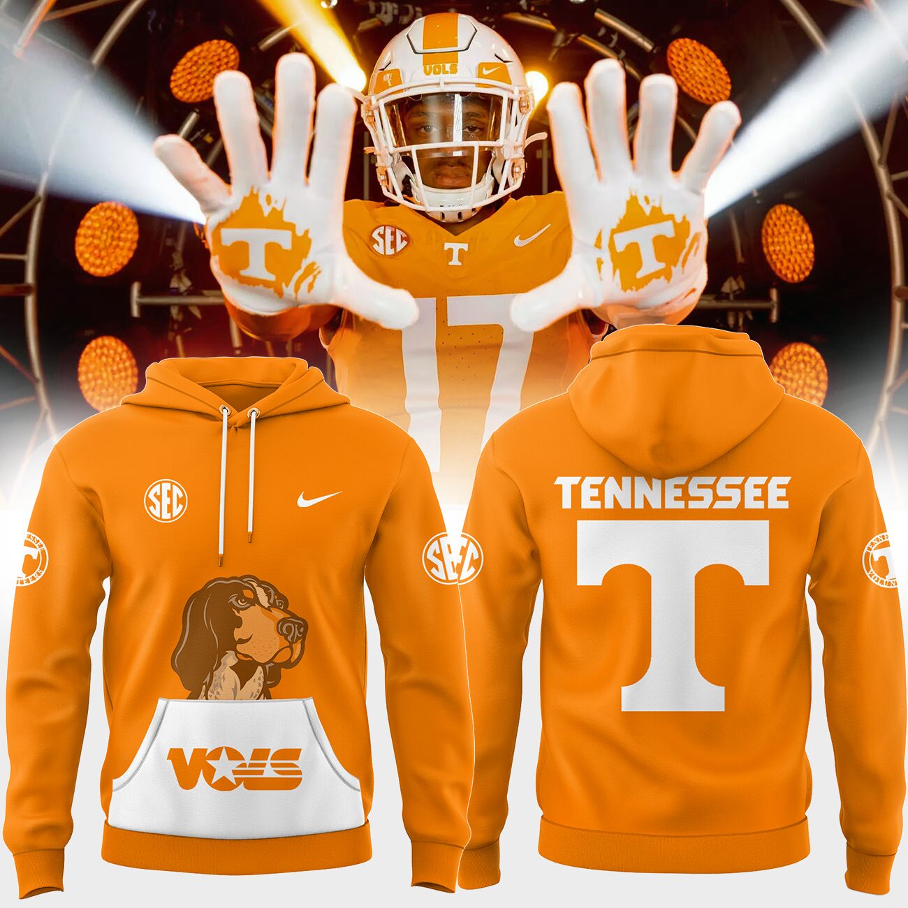 Tennessee Volunteers Football 2024 Limited Hoodie-PU07142402