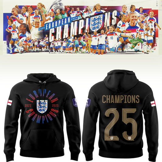Limited Edition England Champions UEFA Women’s EURO 2025 Hoodie