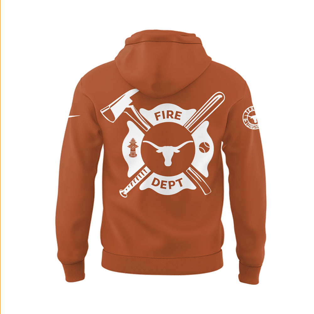 Texas Longhorns x Firefighter Appreciation Night Hoodie-LL250315005