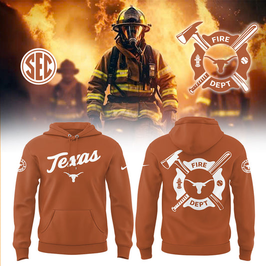 Texas Longhorns x Firefighter Appreciation Night Hoodie-LL250315005