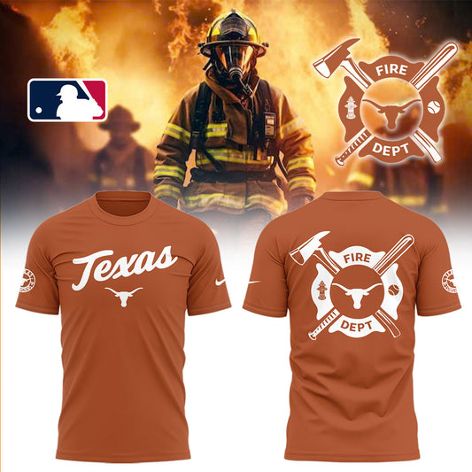 Texas Longhorns x Firefighter Appreciation Night TShirt -LL250315006
