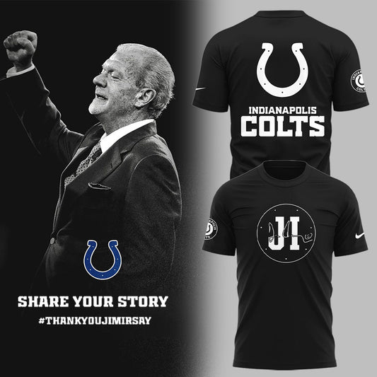 Limited Edition Indianapolis Colts "Honoring the memory of Jim Irsay" Shirt-LL250529004
