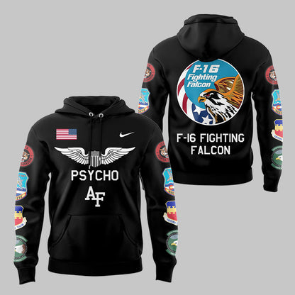 Limited Edition AF Football ‘Fighting Falcons’ Black Hoodie