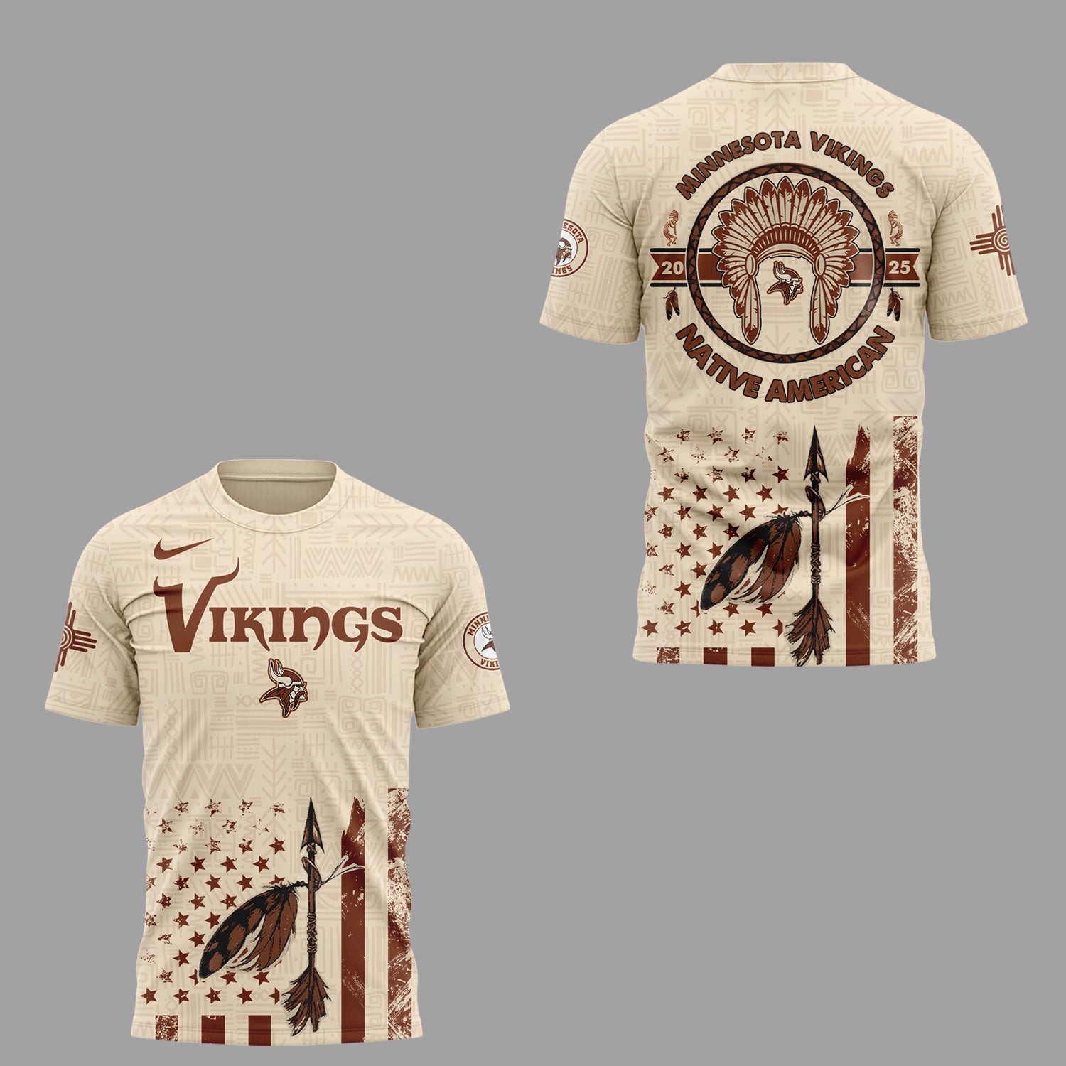 Limited Edition Viking Native American Heritage Month 2025 Tshirt