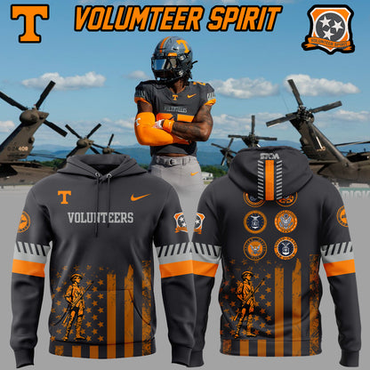 Limited Edition Volunteer Football Smokey Grey ‘Volunteer Spirit’ Hoodie-ND040725010