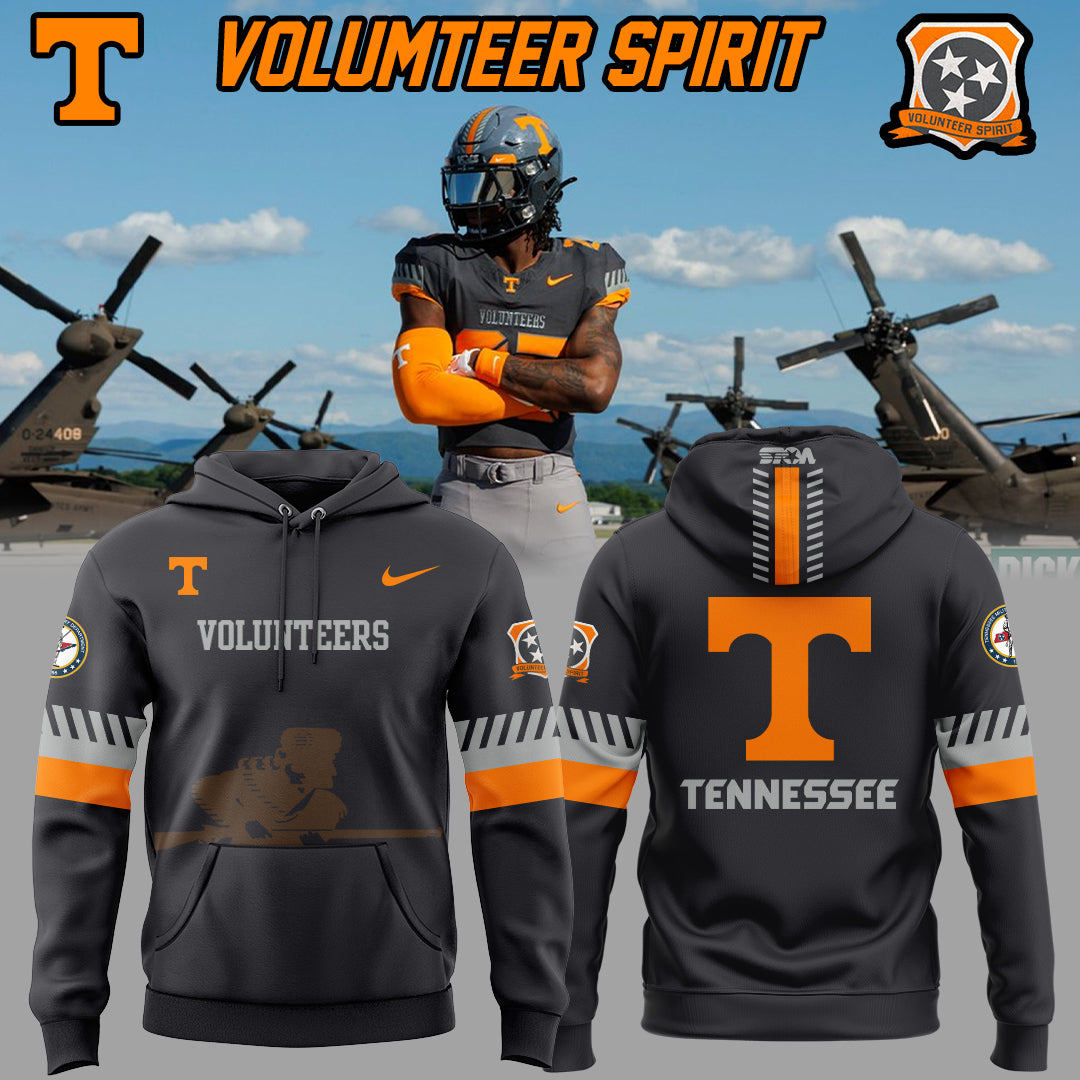 Limited Edition Volunteer Football Smokey Grey ‘Volunteer Spirit’ Hoodie-ND04072503