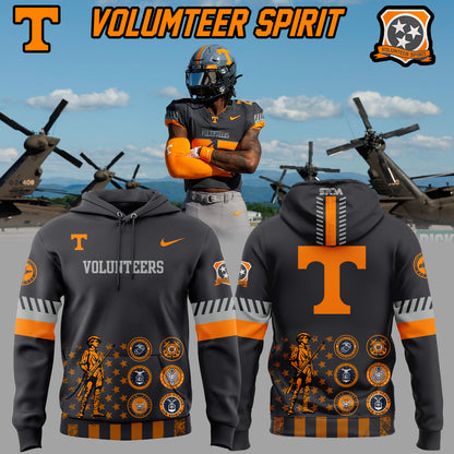Limited Edition Volunteer Football Smokey Grey ‘Volunteer Spirit’ Hoodie-ND04072507