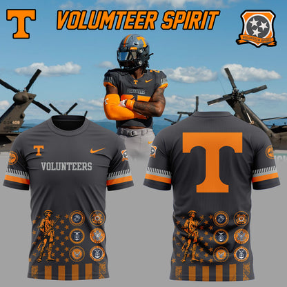 Limited Edition Volunteer Football Smokey Grey ‘Volunteer Spirit’ TShirt-ND04072508