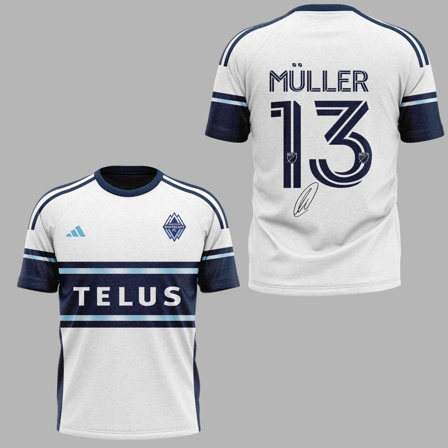 Limited Edition Thomas Müller to Whitecaps FC Tshirt-ND08072521