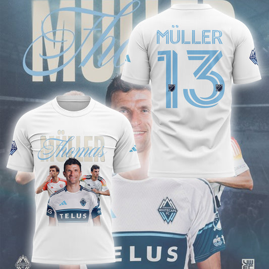 Limited Edition Thomas Müller to Whitecaps FC Tshirt-ND08072525