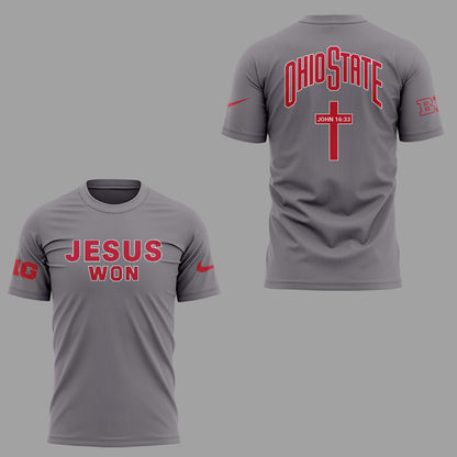 Limited Edition JESUS WON Gray TShirt