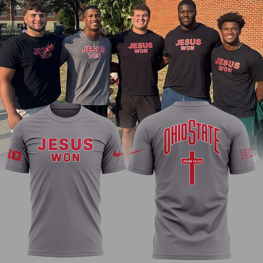 Limited Edition JESUS WON Gray TShirt