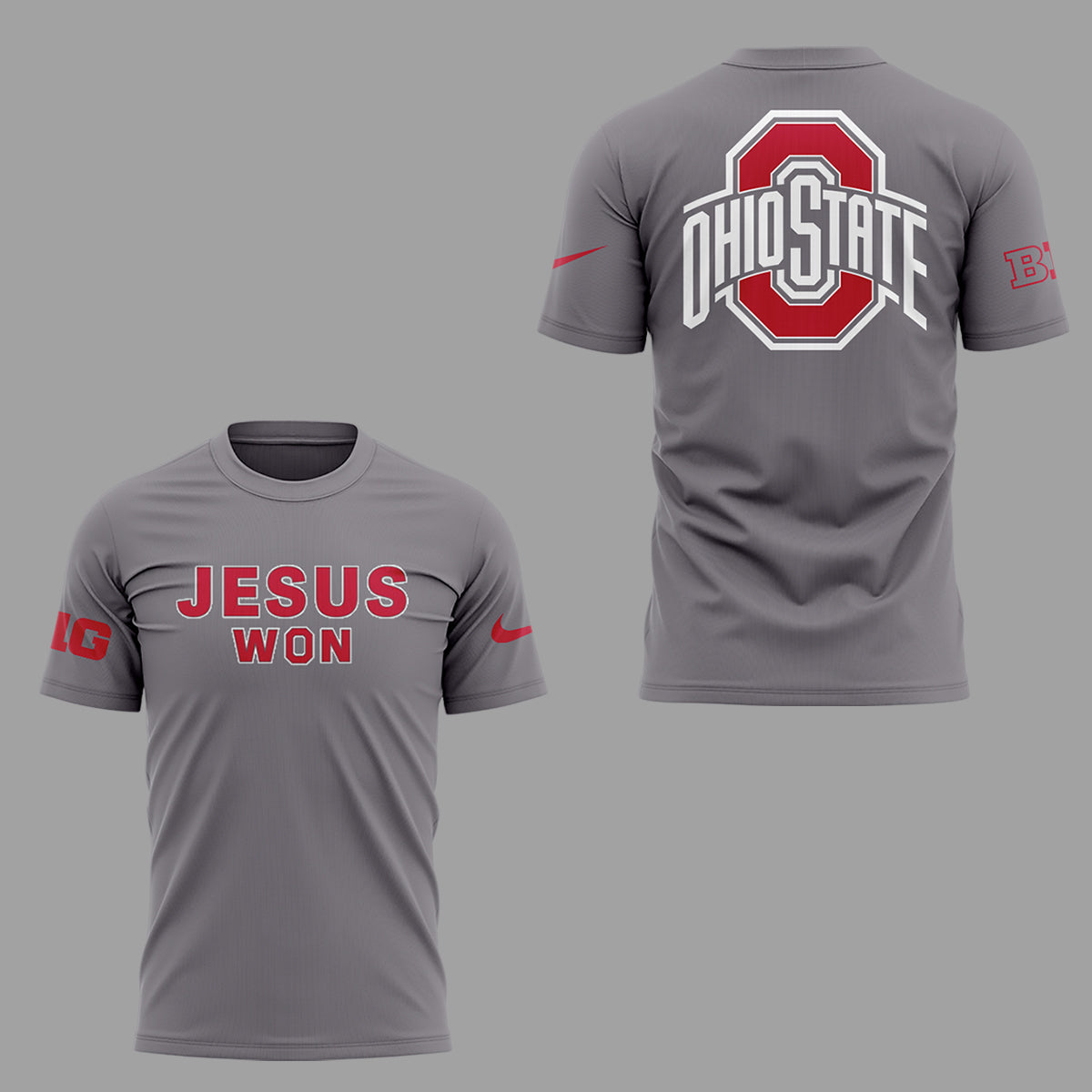 Limited Edition JESUS WON Gray TShirt