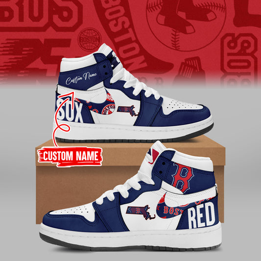 Limited Edition Red Sox AJ1 New Shoes Custom Name 2025