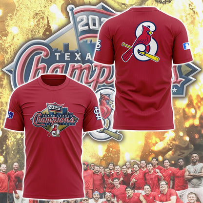 Limited Edition Sgf Cardinals 2025 Texas League champions Tshirt