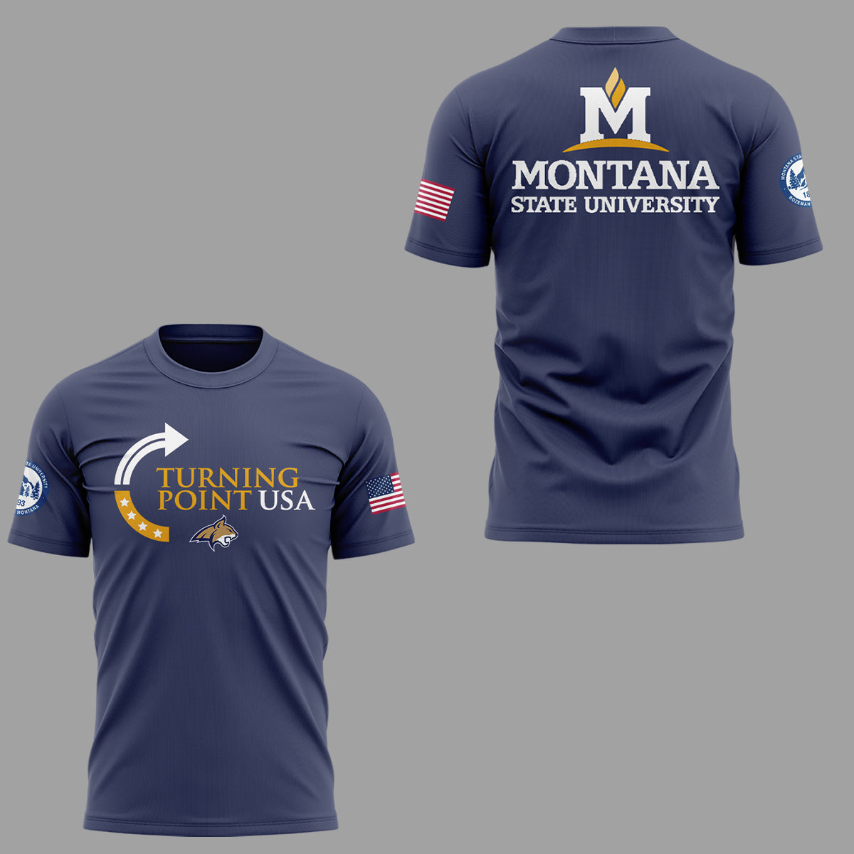 Limited Edition Montana State x Turning Point USA 2025 TShirt