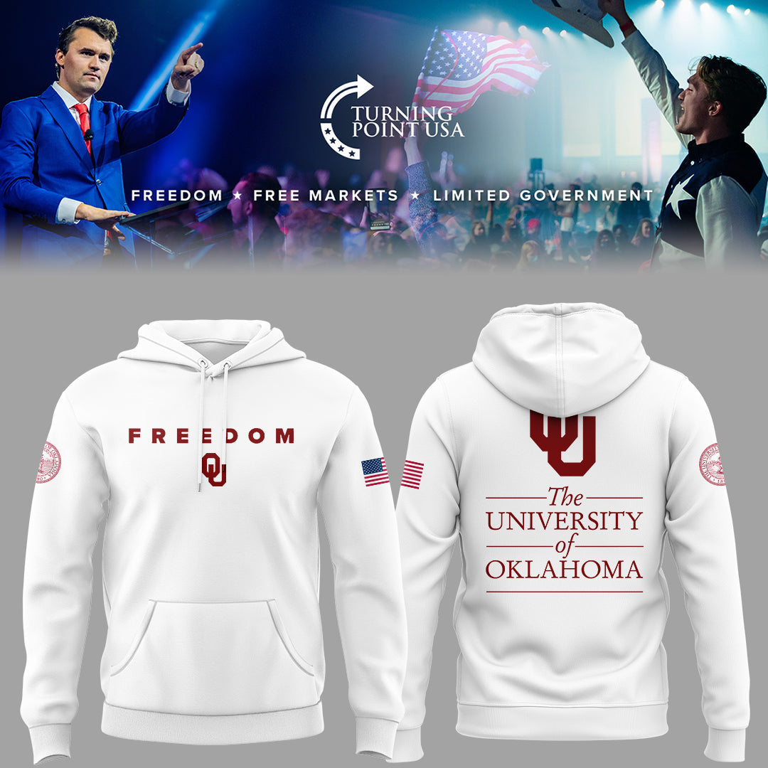 Limited Edition Oklahoma x Turning Point USA 2025 Hoodie