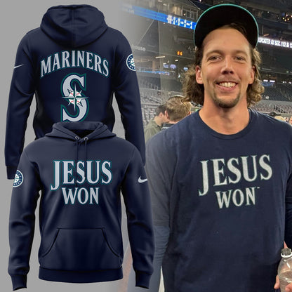 Limited Edition Mariners JESUS WON Hoodie