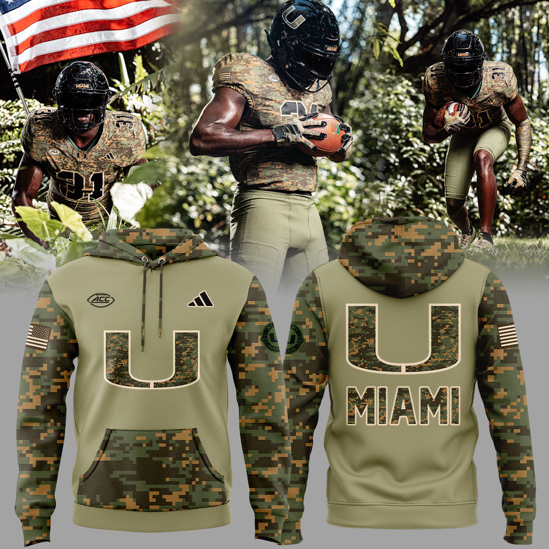 Special Edition Salute To Service – Honor and Support – Miami Hurricanes