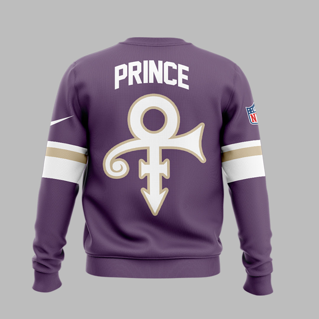 Limited Edition Minnesota Vikings x Prince Night 2025 Sweatshirt