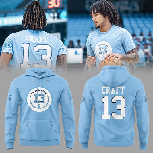Limited Edition UNC Basketball memory of Tylee Craft Hoodie -  - Carolina Tar Heels Shirt