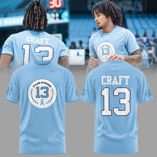 Limited Edition UNC Basketball memory of Tylee Craft T-Shirt -  - Carolina Tar Heels Shirt