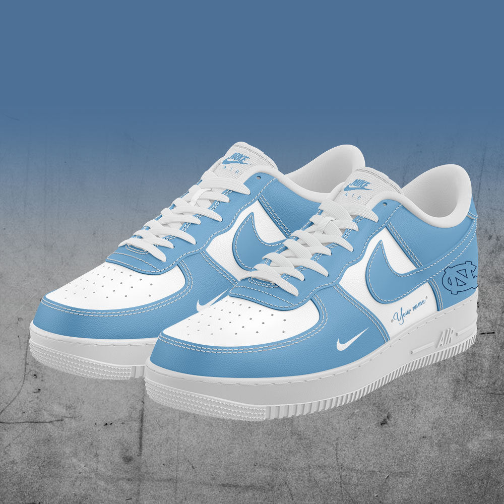 Limited Edition UNC Basketball Custom Name For Fans Shoes