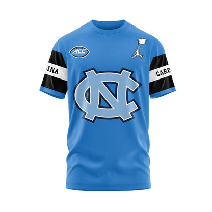 Limited Edition North Carolina Football T-Shirt -  - Carolina Tar Heels Shirt