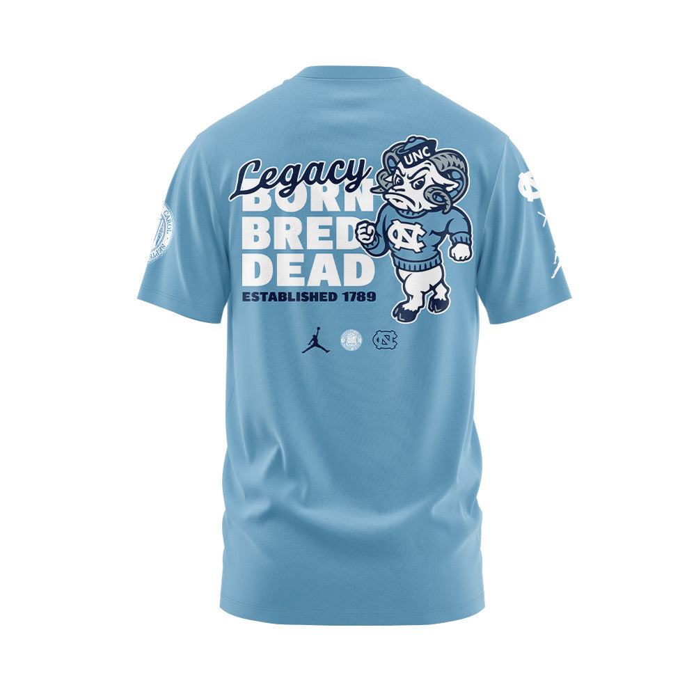 Limited Edition UNC Basketball LEGACY BORN BRED DEAD T-Shirt -  - Carolina Tar Heels Shirt
