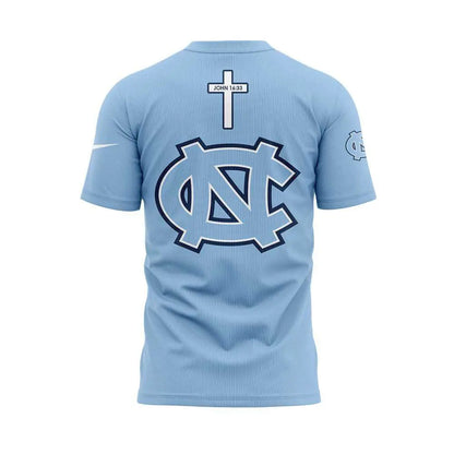 Limited Edition UNC Football JESUS WON T-Shirt-  - Carolina Tar Heels Shirt