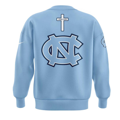 Limited Edition UNC Football JESUS WON Sweatshirt -  - Carolina Tar Heels Shirt