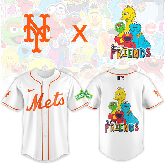 .New York Mets 2025 Sesame Street Night Limited Jersey