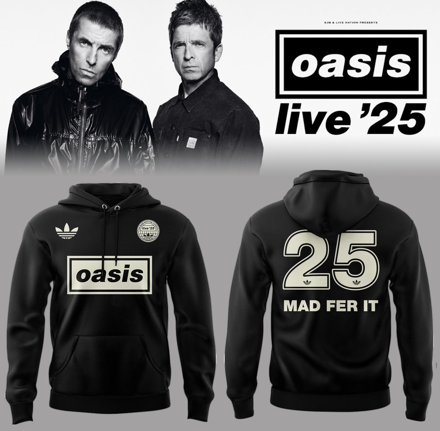 Limited Edition Oasis live 25 Hoodie