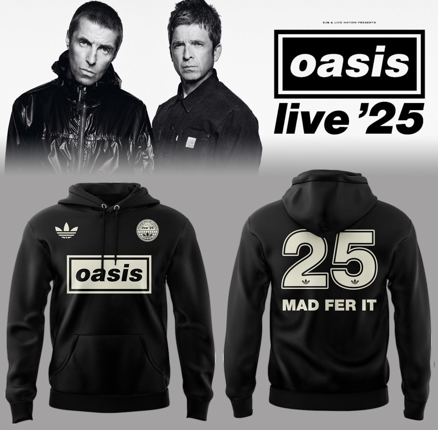 Limited Edition Oasis live 25 Hoodie