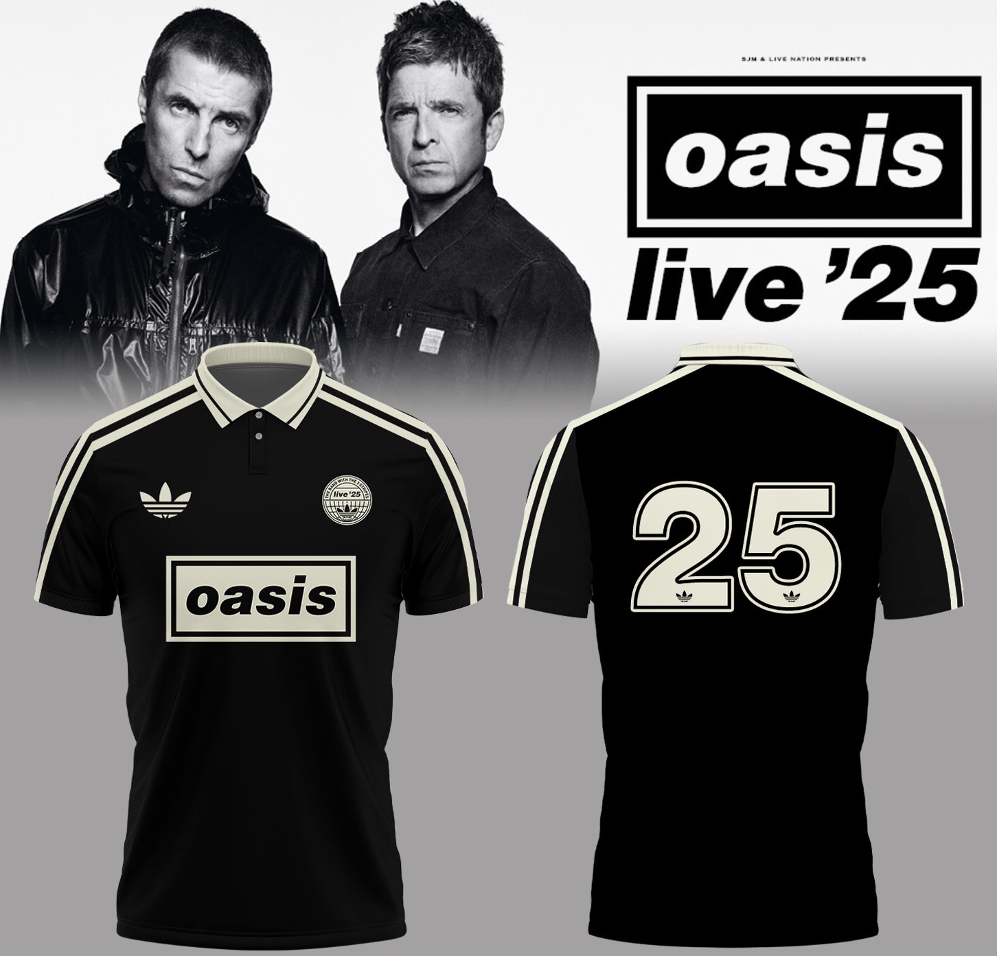 Limited Edition Oasis live 25 Polo