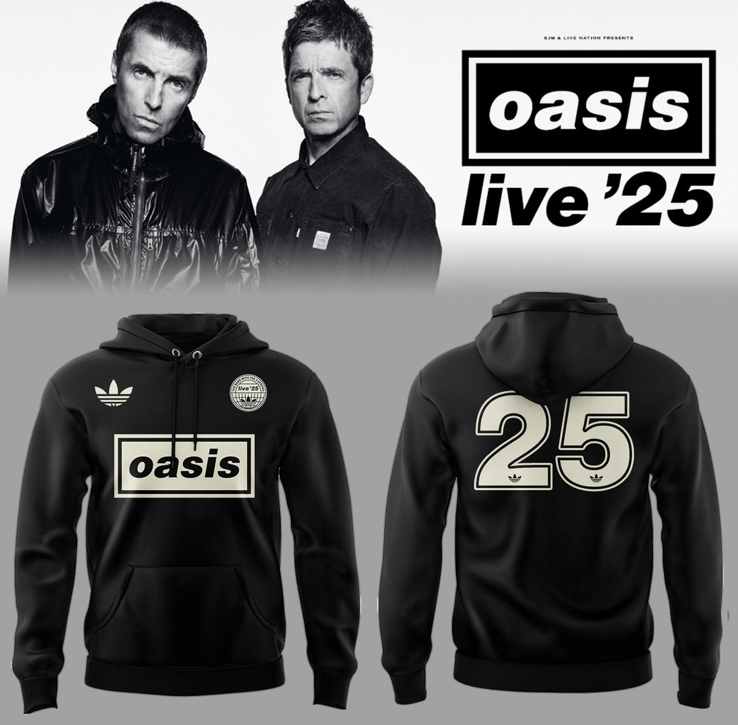 Limited Edition Oasis live 25 Hoodie