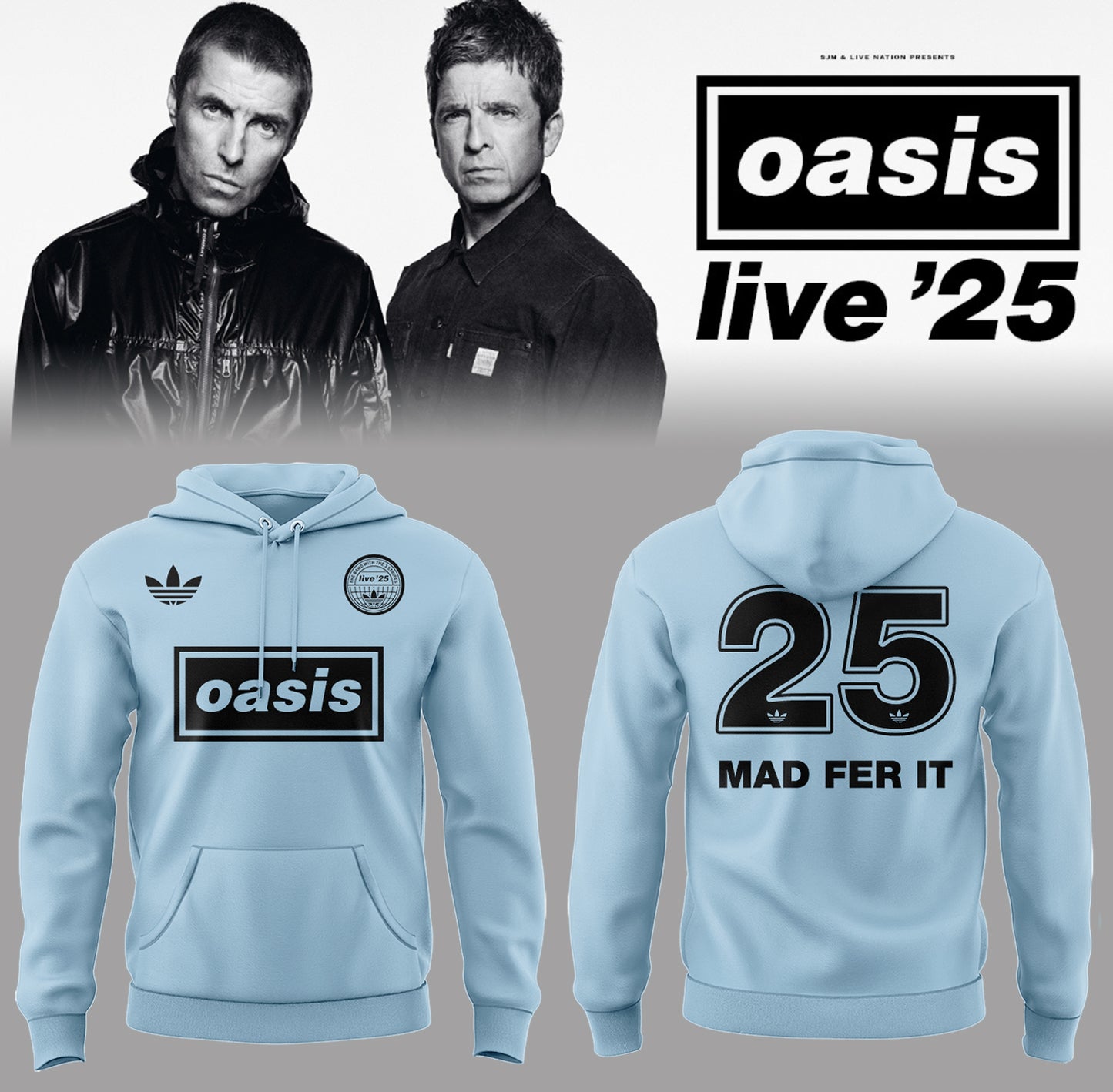 Limited Edition Oasis live 25 Hoodie
